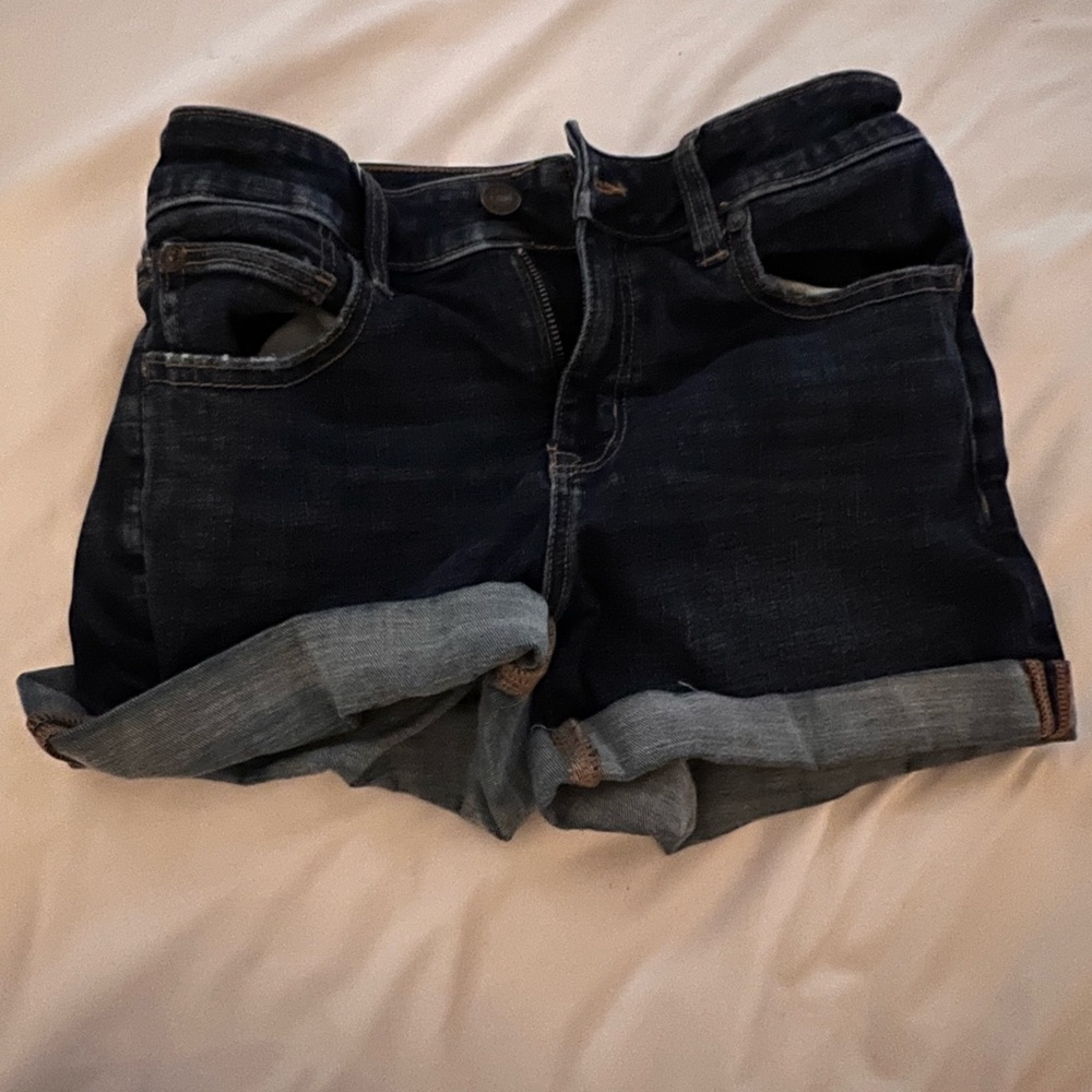 American Eagle Outfitters Dark Blue Jean Shorts